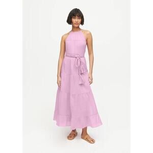 Rhode S Julia Dress Smoky Grape Lavender Tiered
Maxi Halter